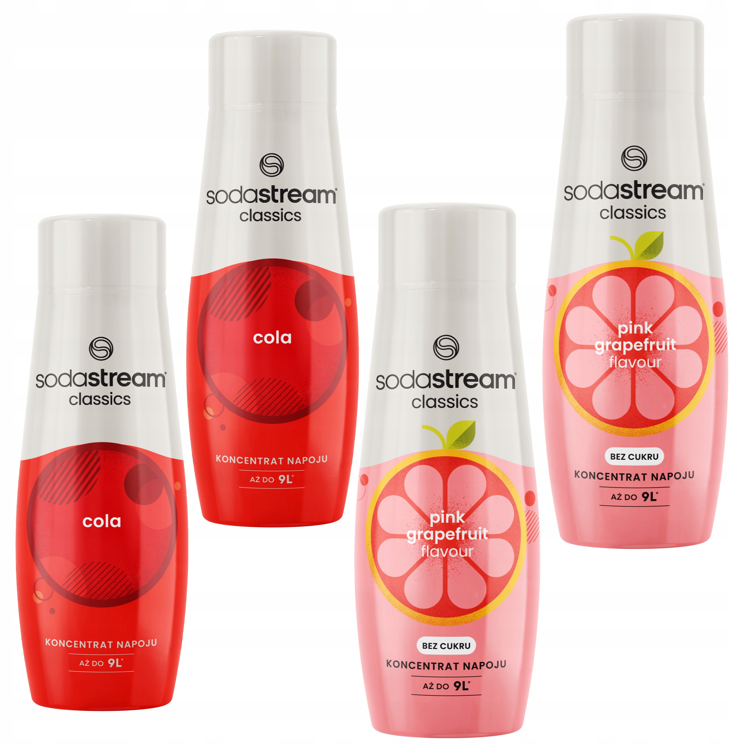 Levně Sodastream Koncentrát sirupu 2x Cola 2x Grapefruit