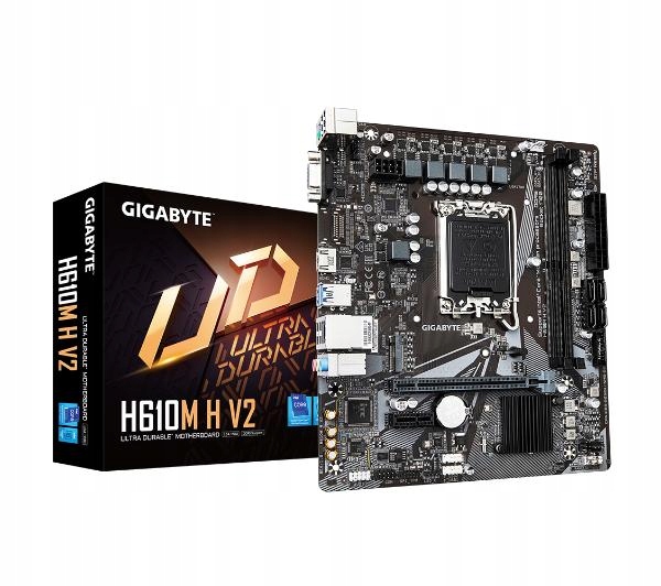 Płyta główna Gigabyte H610M H V2 G1.0, LGA1700, DDR4, 4xSATA, M.2