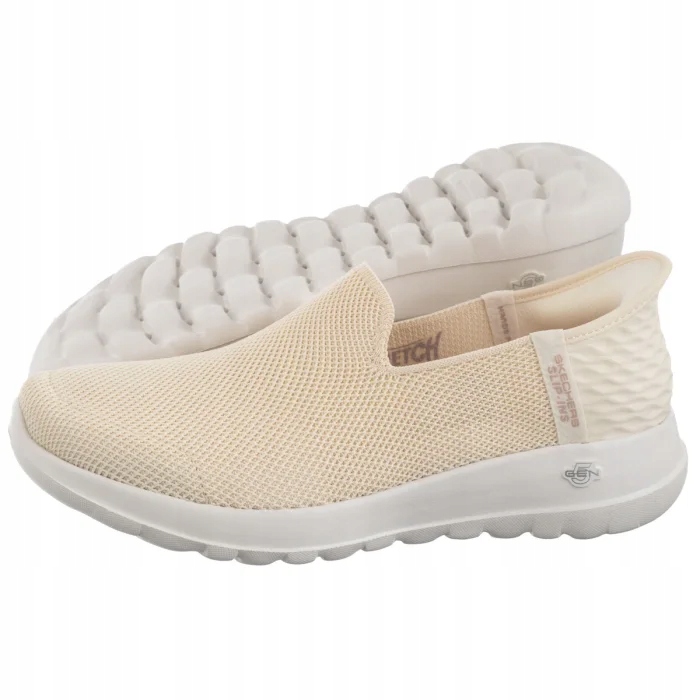 Dámské boty Skechers Go Walk Joy Slip-Ins Vela Off White Béžová