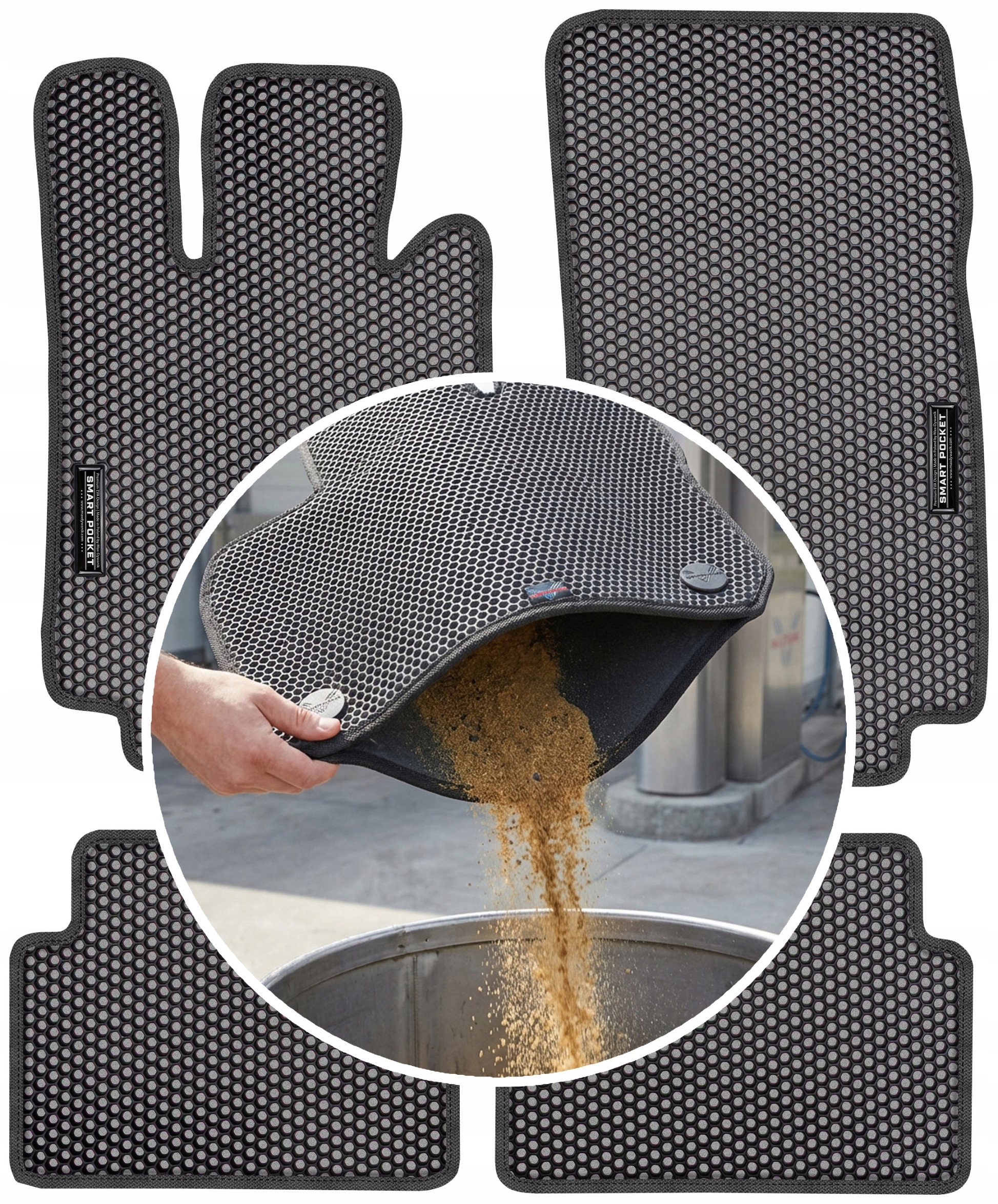 S-Class W220 1998-2005 Koberce Eva Smart Pocket
