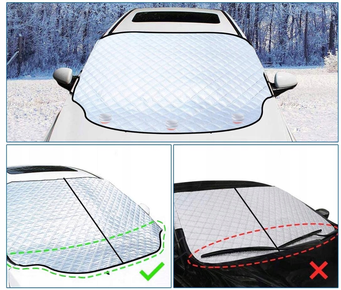 POKROWIEC MATA ANTYSZRONOWA NA PRZEDNIĄ SZYBĘ MAGNETYCZNA PRZECIWSŁONECZNA Rodzaj maty na szyby