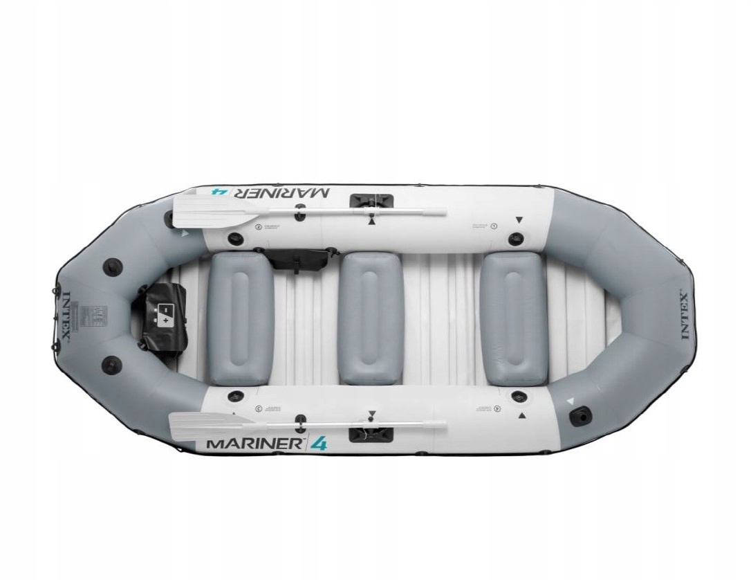 Ponton Mariner 4 zestaw - 68376 Intex Kolor szary