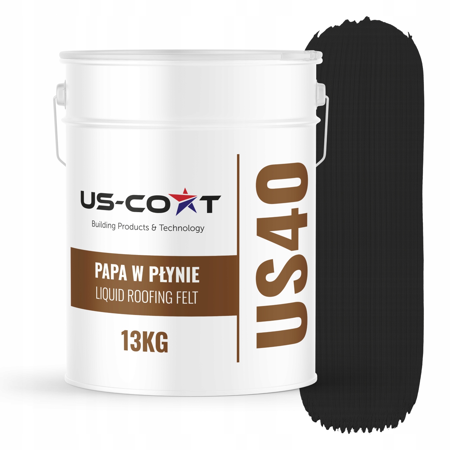 Tekutá Papa 13 Kg, Údržbár Striech, Ochranná Hydroizolácia, Farba Čierna