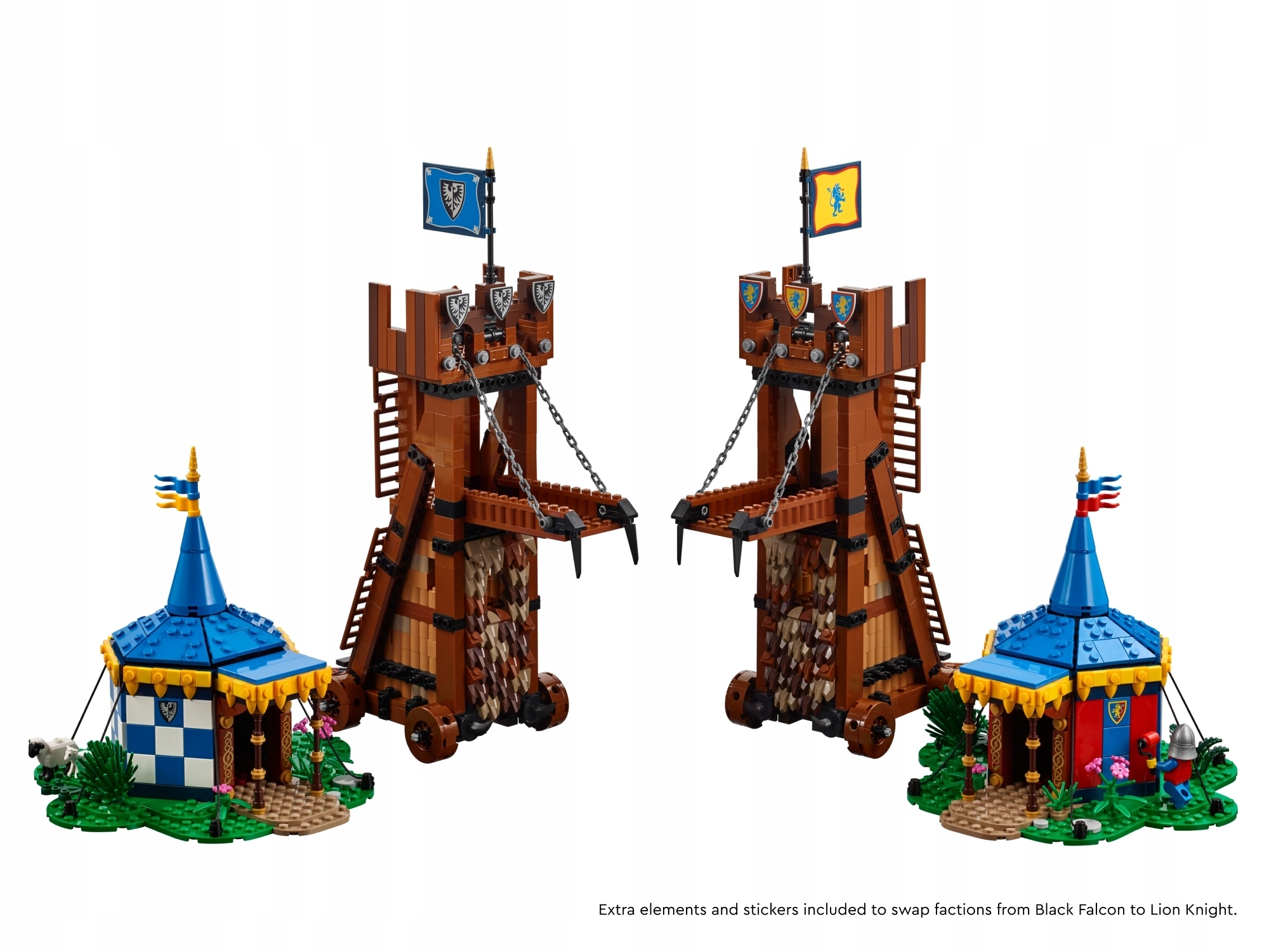 LEGO Bricklink 910045 Obozowisko bitewne Marka LEGO