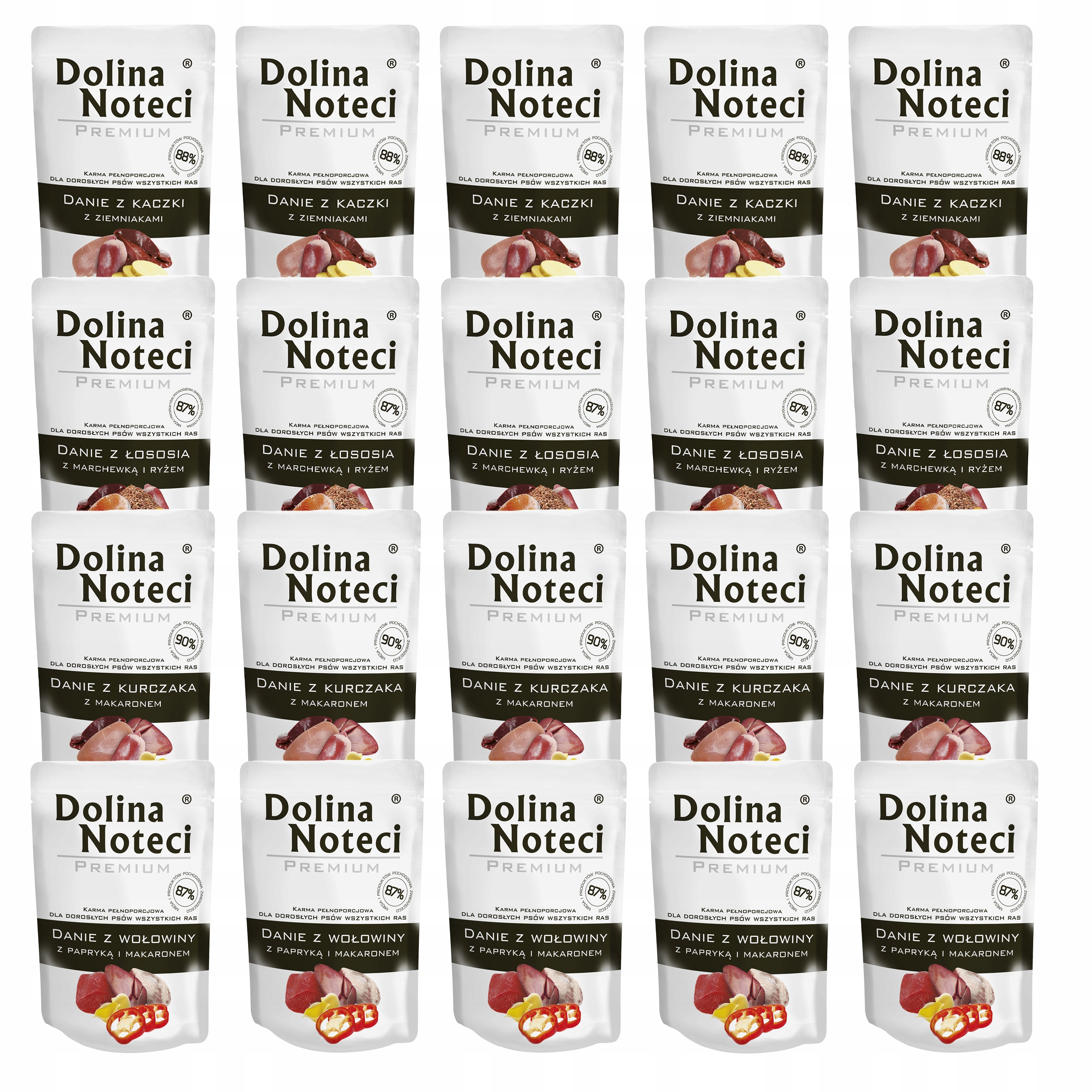Dolina Noteci Krmivo pro psa Mix Chutí 20 x 300 g