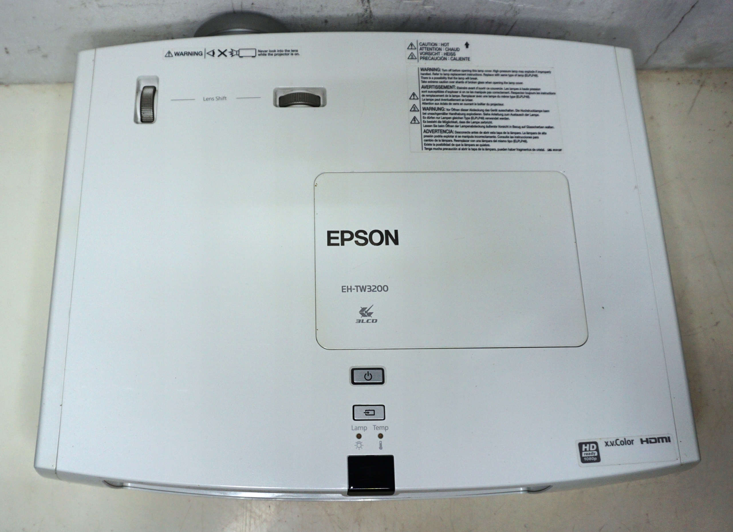 Projektor Epson EH-TW3200 DLP 3LCD biały Kod producenta EH-TW3200