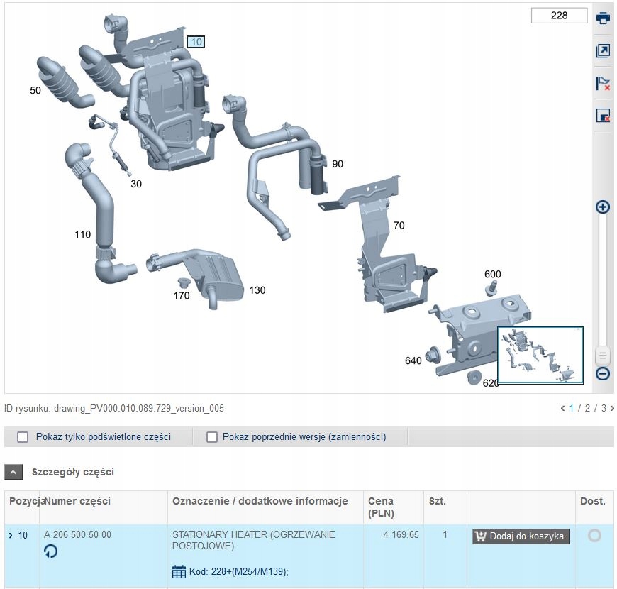 Webasto Mercedes Benzyna Ogrzewanie Postojowe Nowe - galeria