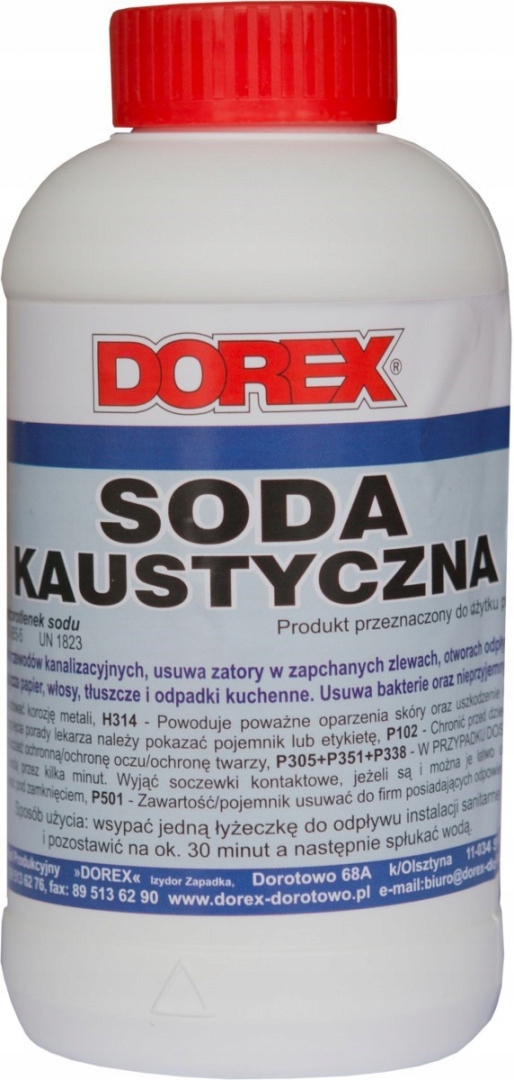 

Soda kaustyczna 0,5kg Dorex