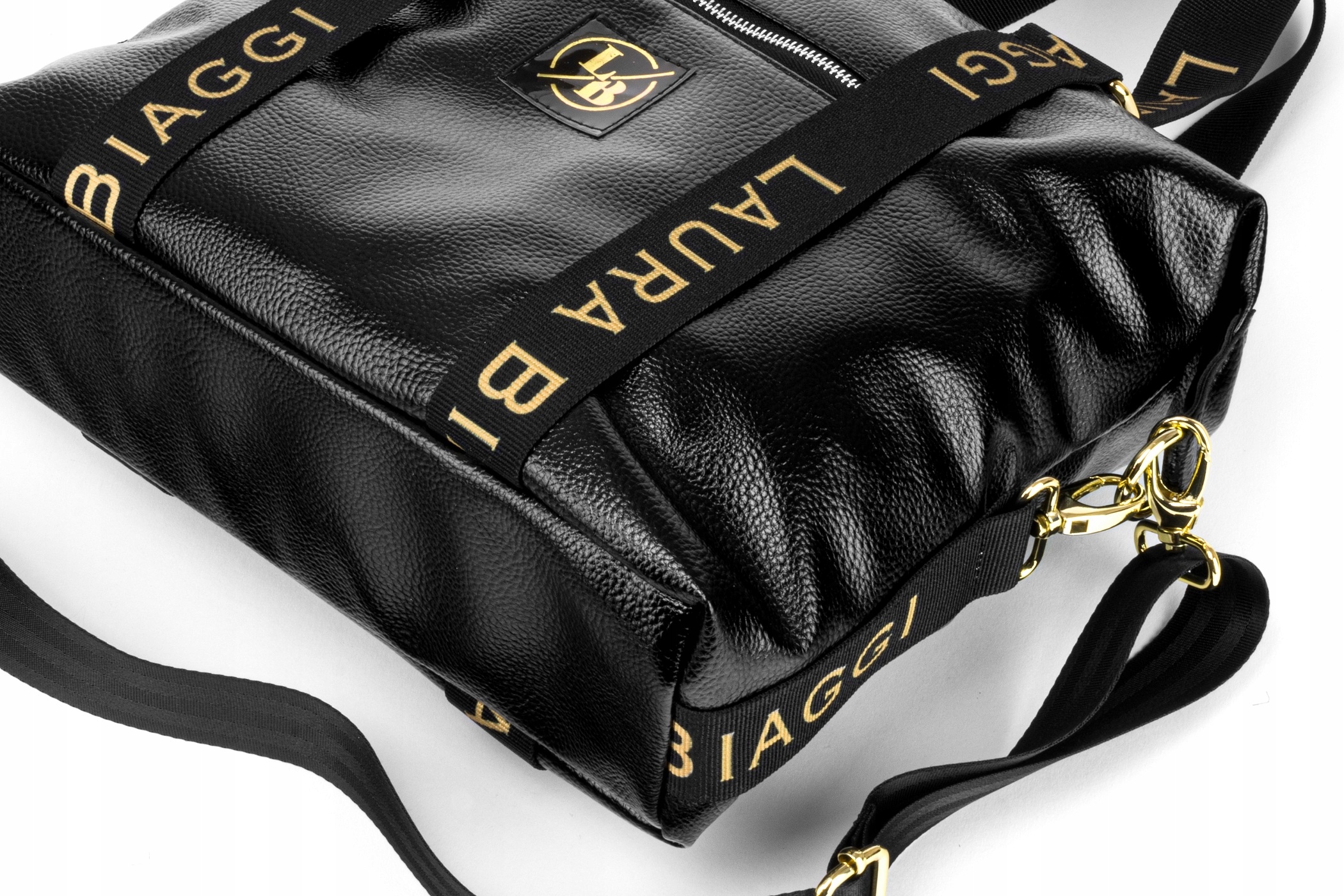 POLSKA TOREBKA LAURA BIAGGI SHOPPER LISTONOSZKA A4 Styl miejski