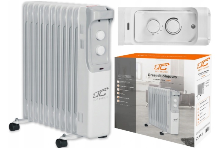 

Energooszczędny Grzejnik Elektryczny Olejowy 2500W