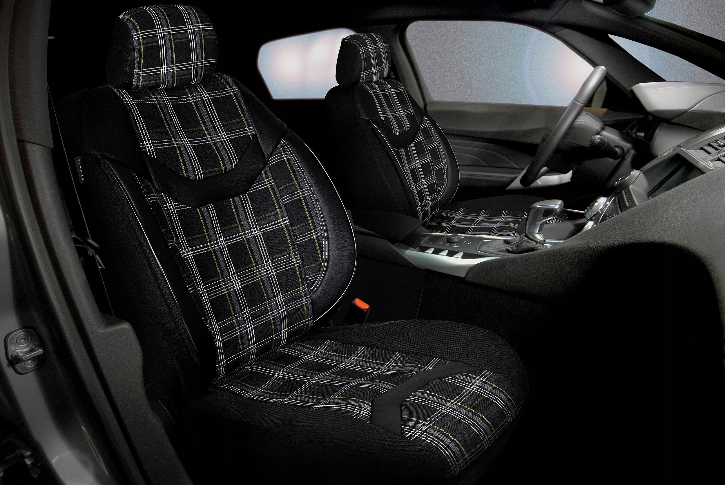 Pokrowce Islay green Kuga C-Max Edge Fusion Mondeo Ranger EcoSport