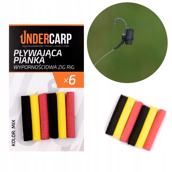 UNDERCARP PŁYWAJĄCA PIANKA WYPORNOŚCIOWA ZIG RIG mix KOLORÓW