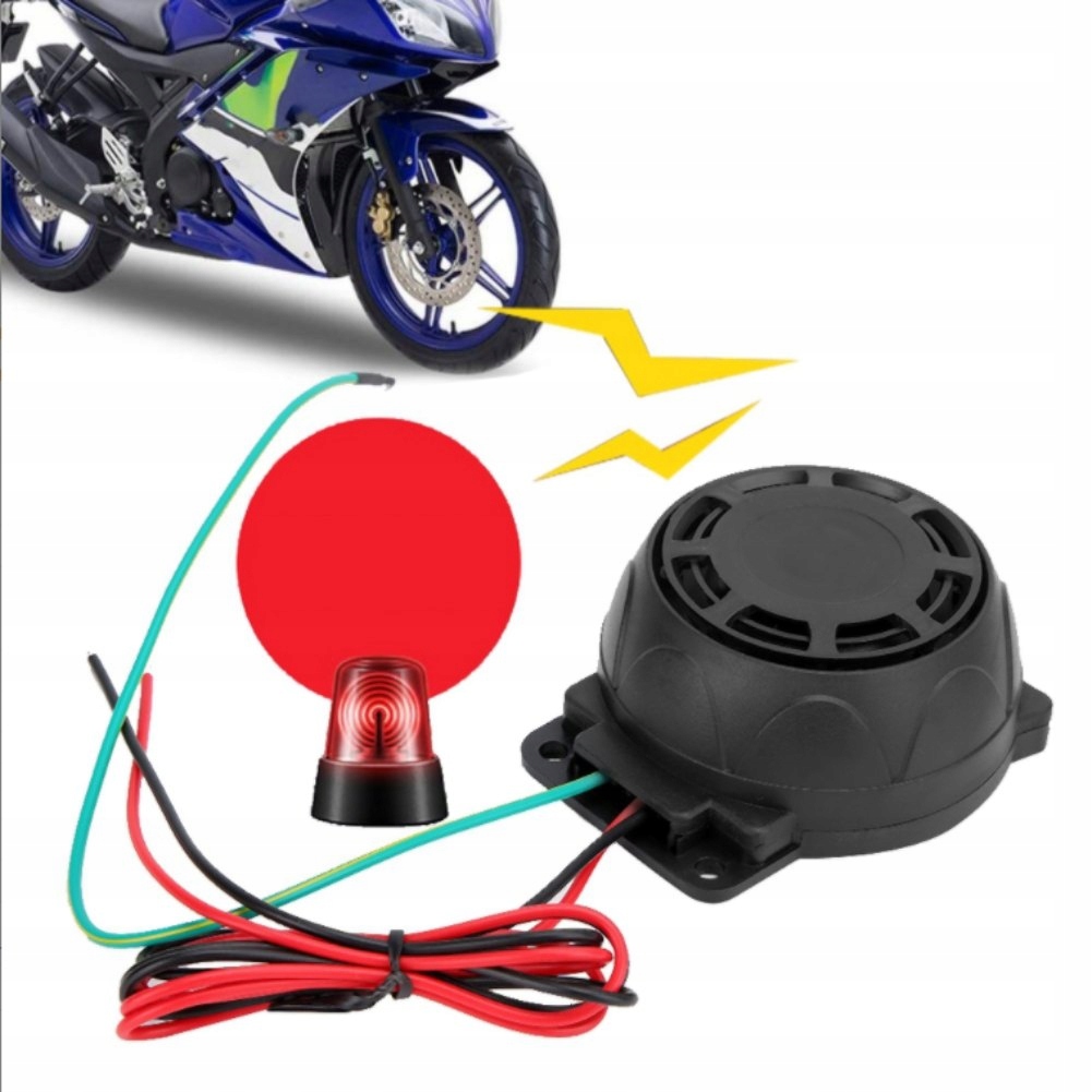 ALARM MOTOCYKLOWY SKUTEROWY UNIWERSALNY 120DB