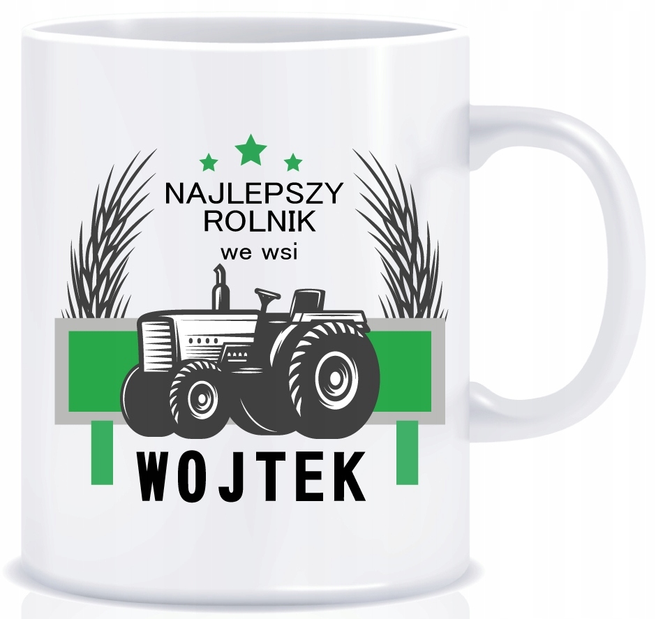 

Kubek z Traktorem Najlepszy Rolnik we wsi + Imię