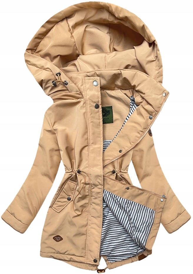 Dámská Parka CAN-563 Písková XL (42)