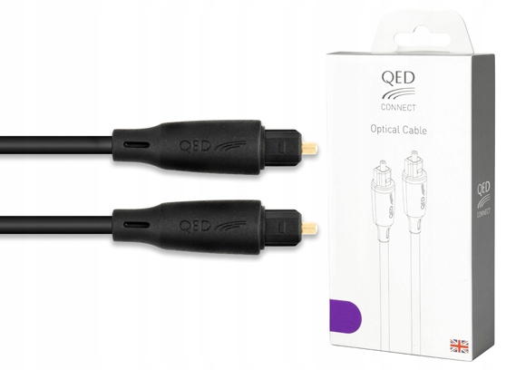 KABEL OPTYCZNY TOSLINK QED CONNECT OPTICAL CABLE QE8174 1,5m Waga produktu z opakowaniem jednostkowym 0.5 kg