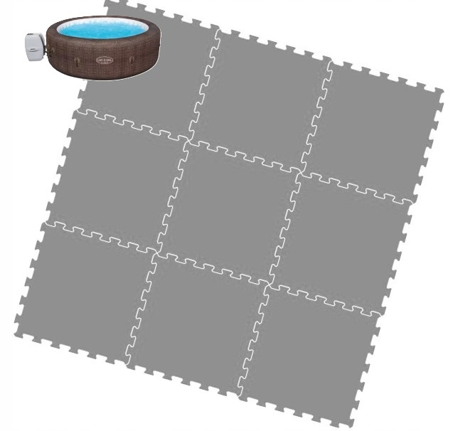 Penová Podložka Pod Basen Spa Bestway Lay-z-spa St. Moritz 216 CM