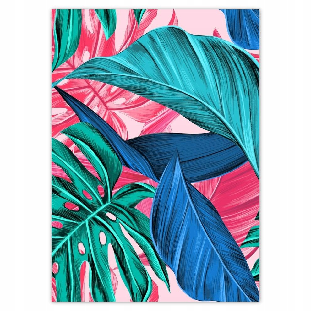 

Naklejki 50x70 Monsteralny motyw Tropiki