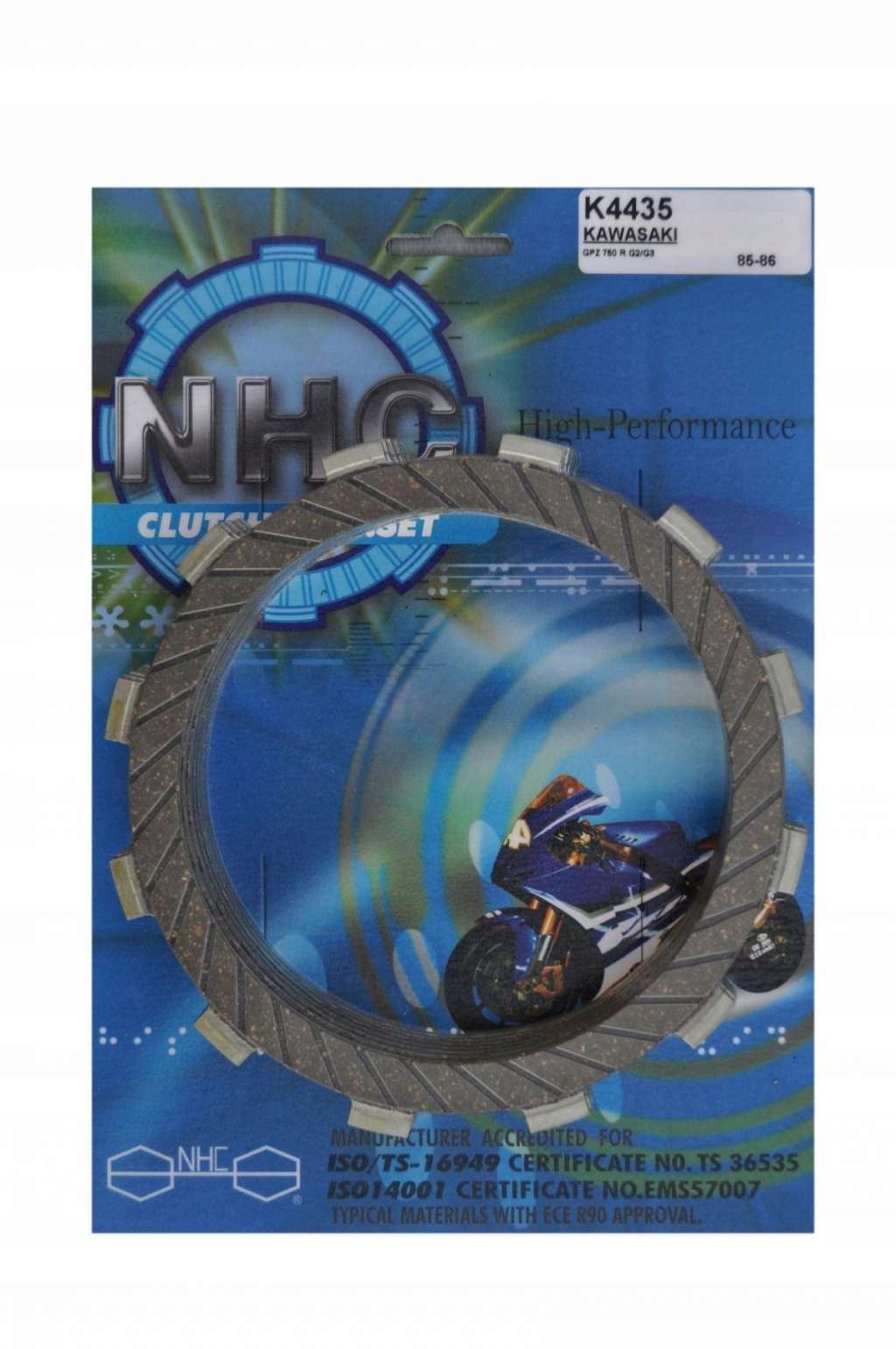 Clutch Set Clutch Disc Set NHC CDSS0051 for Honda NX 250 1988-1990