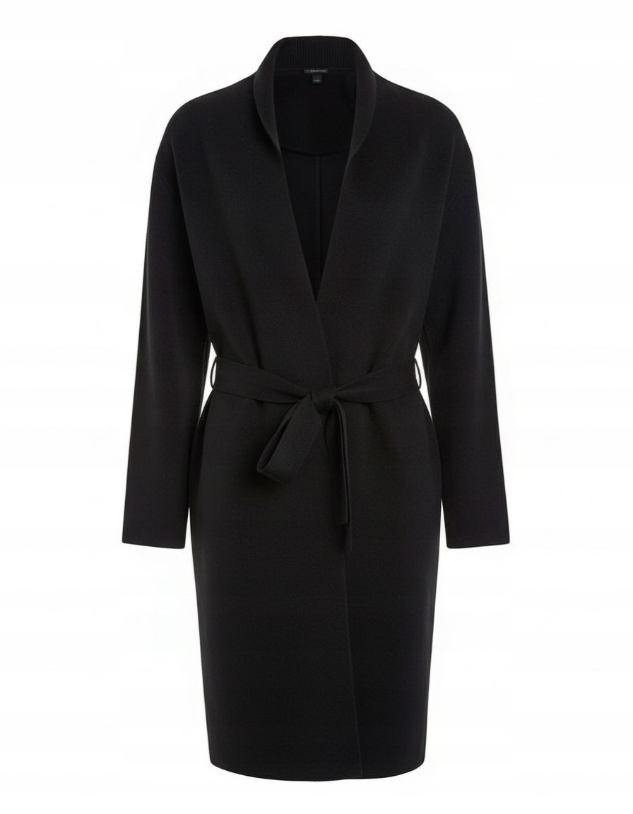 Guess Černý Svetr S Kašmírem S Výstřihem A Páskem Xs Gxl