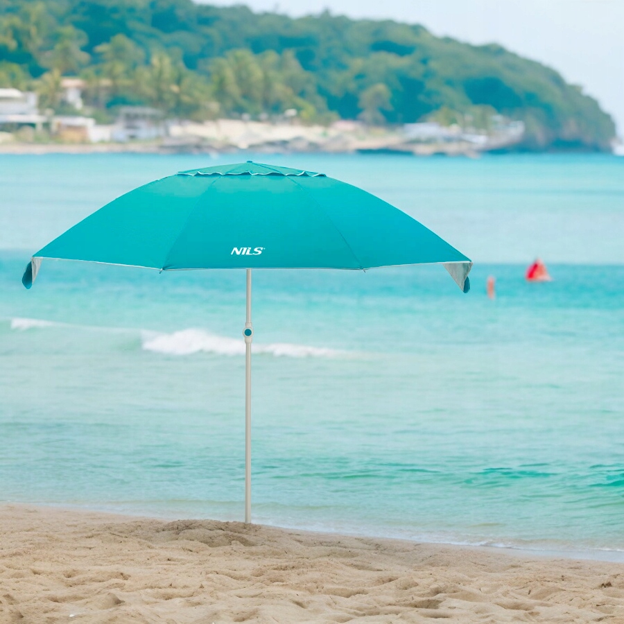 2w1 Parasol Parawan Plażowy Ogrodowy Filtr UV Marka Nils Camp