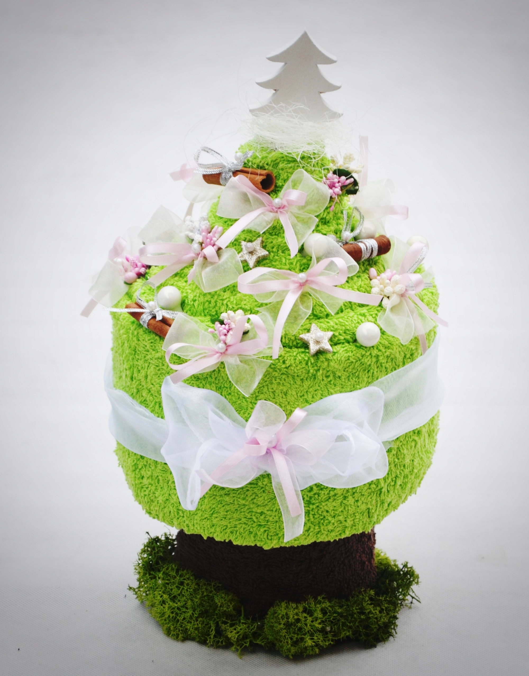 ŁADNY Prezent na Święta CHOINKA Zestaw Ręczników Wymiary ręcznika 30x50cm 50x100cm