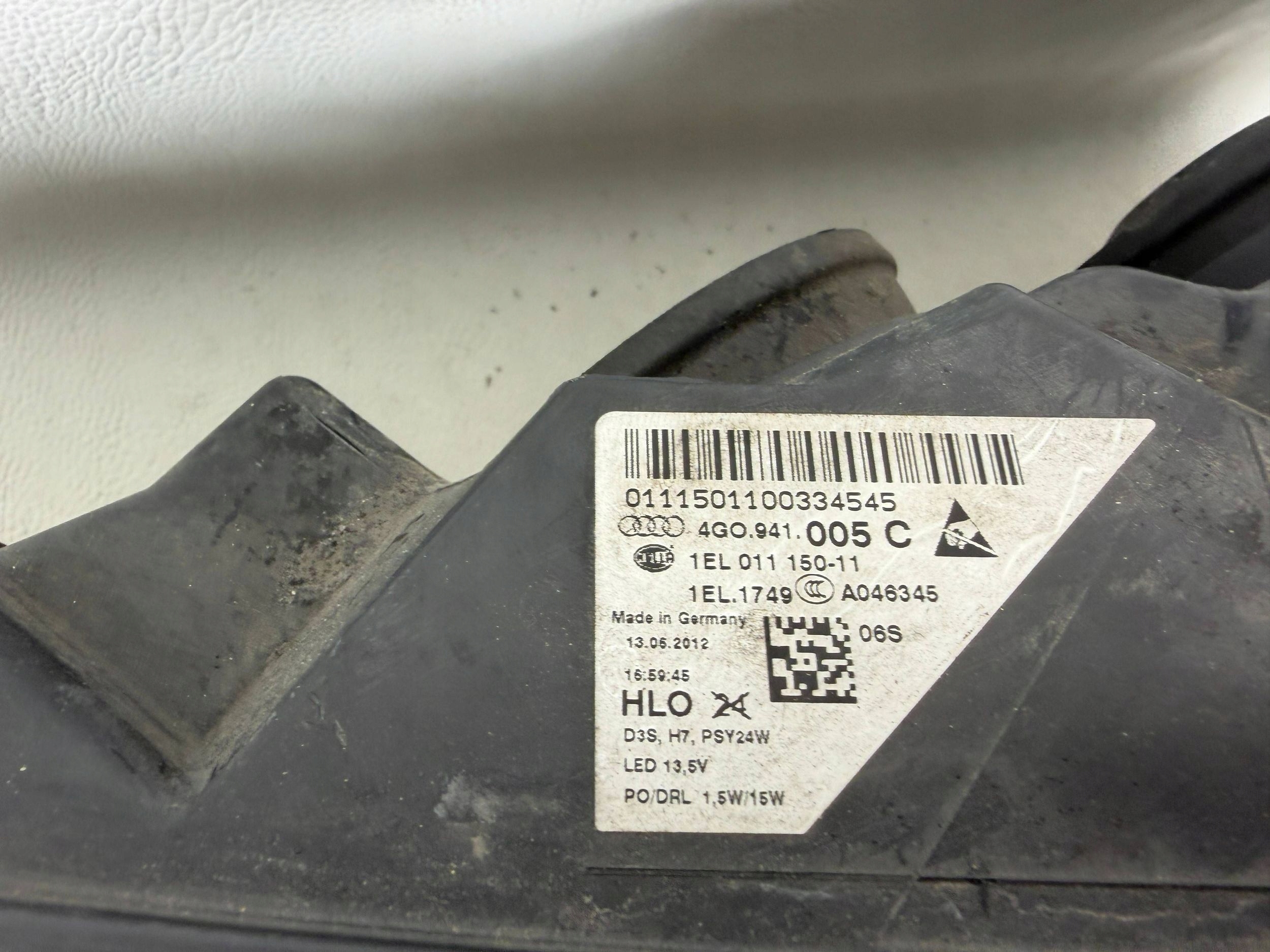 Audi A6 C6 4G 10- Bixenon light left front front
