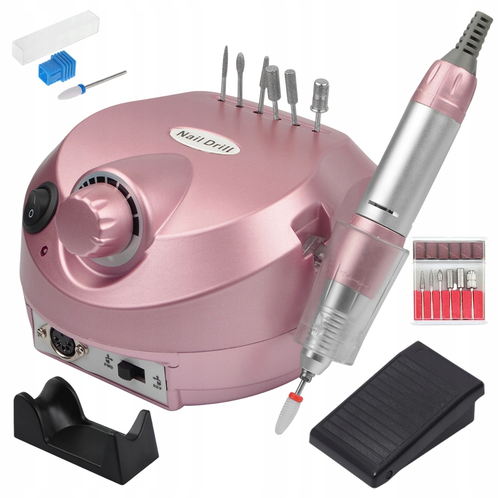 Bruska S Regulací Rychlosti 5000-18000 Rpm Frézy Pedal Růžová