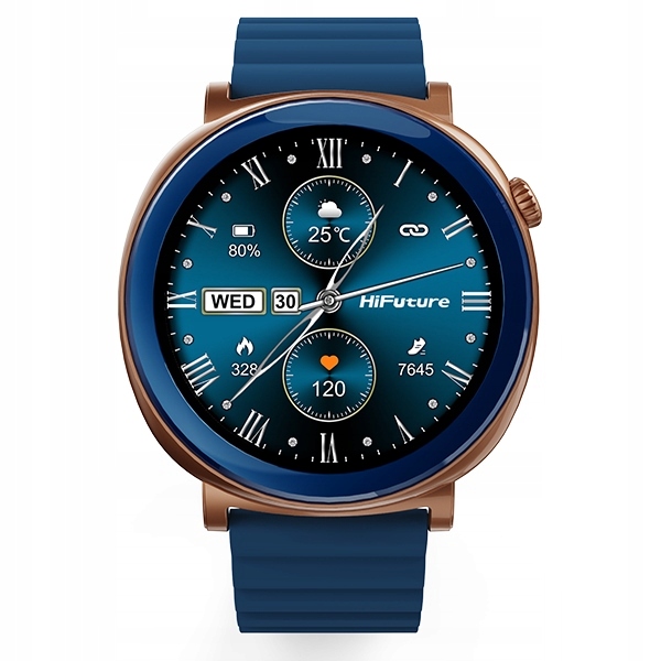 Chytré Hodinky Hifuture Aurora Modrý Bluetooth Monitor Srdce SPO2