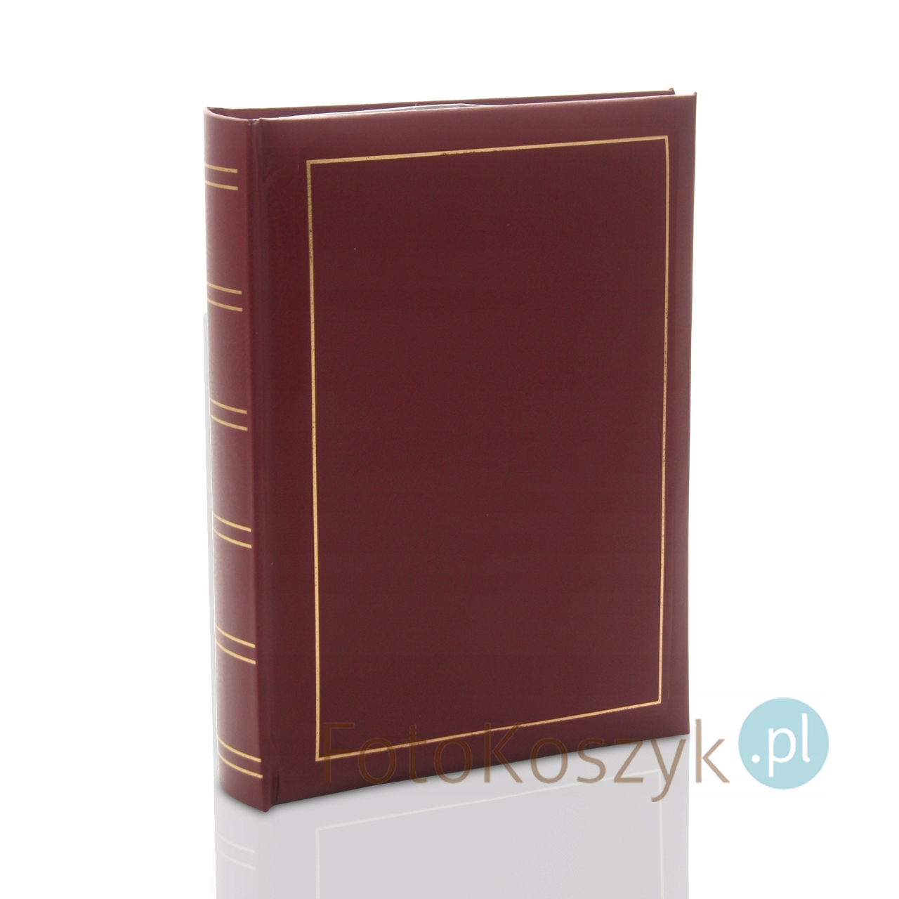 Album wsuwany Classic 4 bordowy na 200 zdjeć 10x15 Poldom szyty