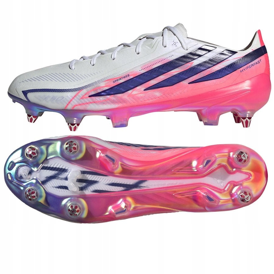 Buty adidas F50 Hyperfast Elite Sg KJ6084 40 2/3, Biały 40 2/3, Biały