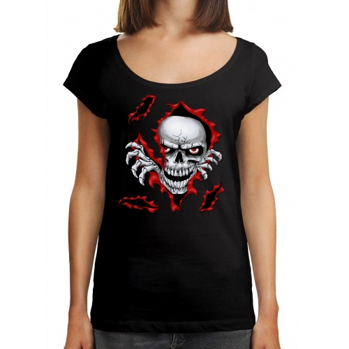 

Koszulka Damska Oversize Czaszka Czacha