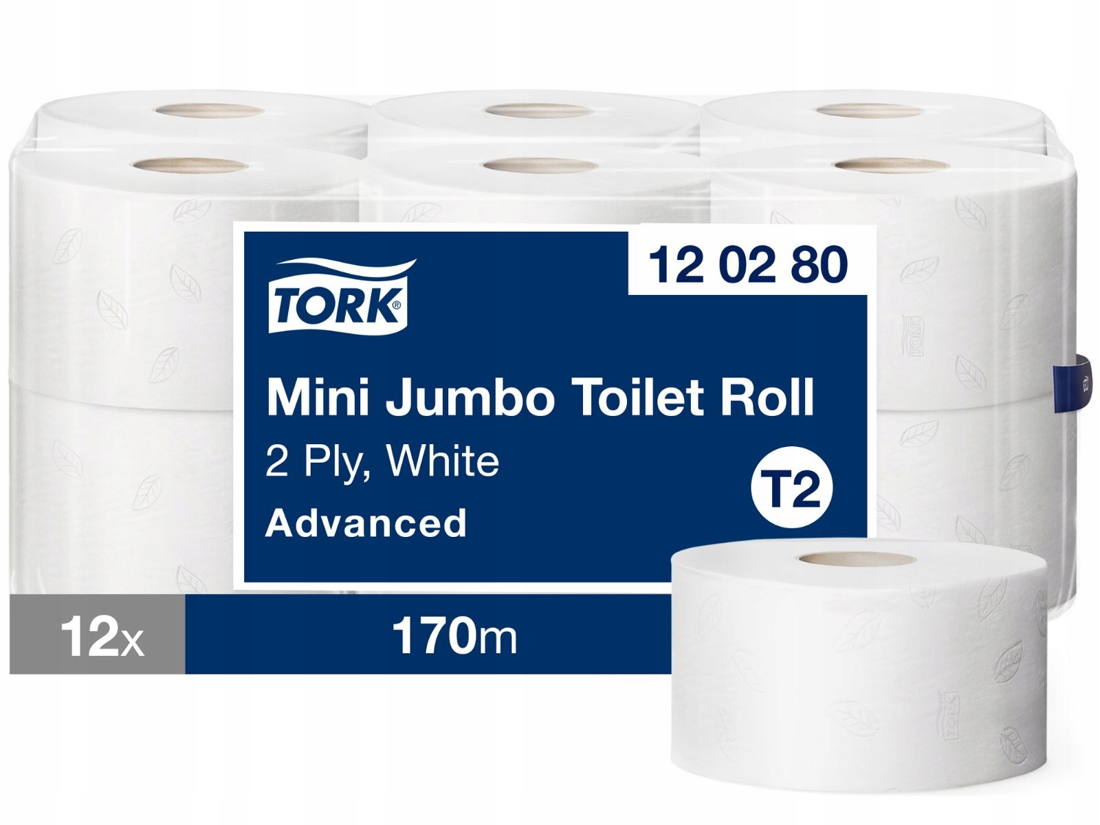 Туалетний папір Tork Advanced T2 Jumbo Jumbo 12 шт.