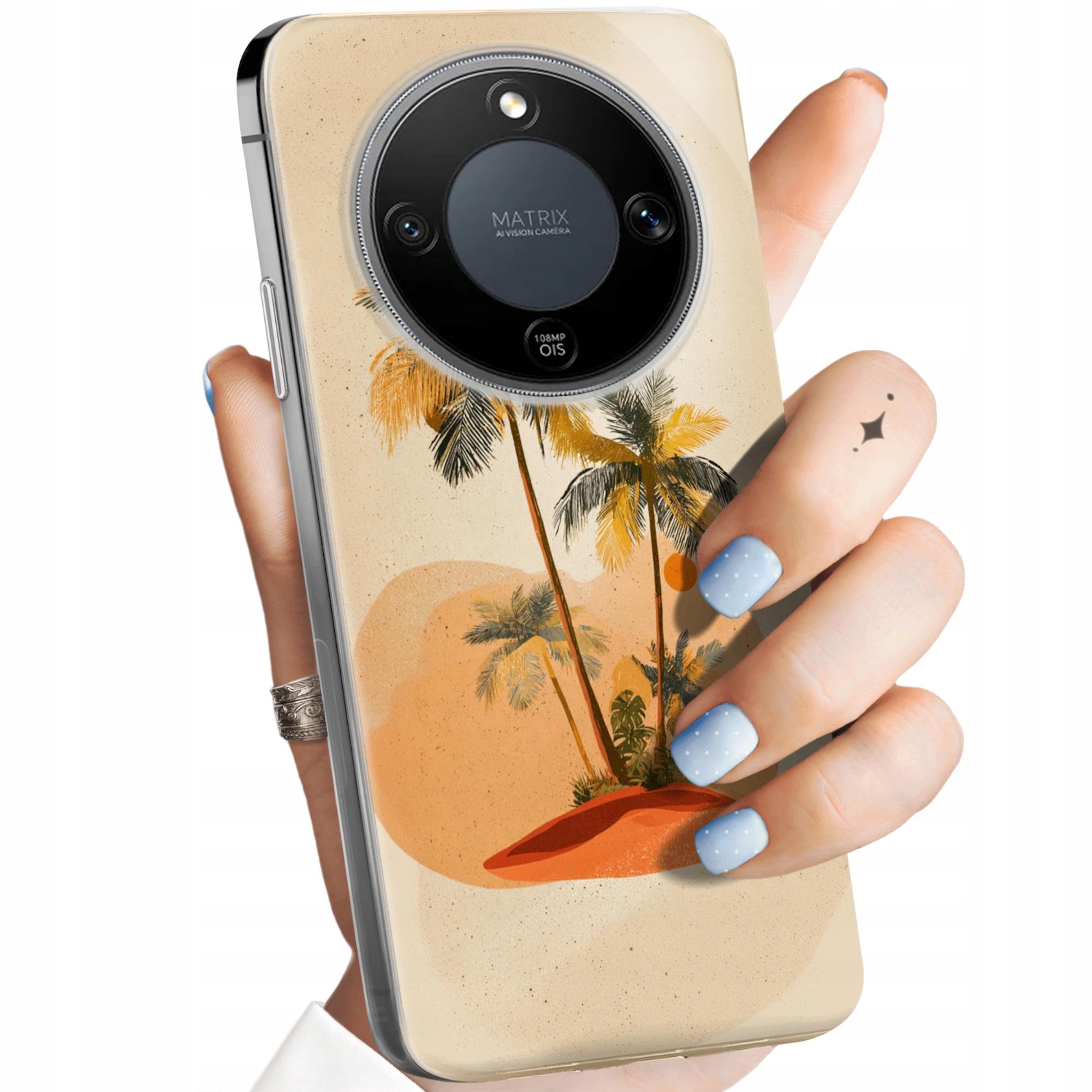 Etui Do Honor X70 X9D MAGIC8 Lite Palmy Dżungla Egoztyka Obudowa
