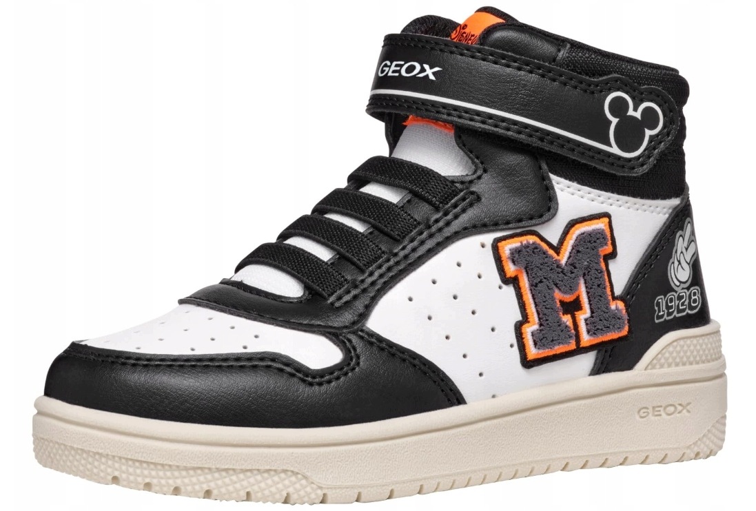Geox J Washiba Boy – Czarne Buty Sportowe Dla Chłopca – Rozmiar 34 Disney