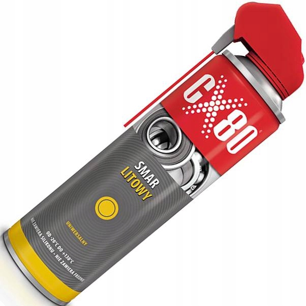 

CX80 Smar Litowy Uniwersalny Spray Duo-s 500ml