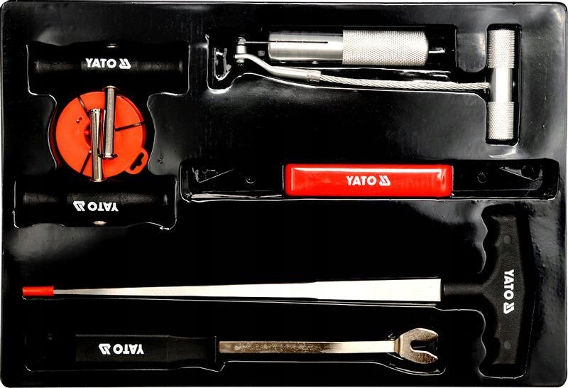 YATO ZESTAW DO WYCINANIA SZYB SAMOCHODOWYCH 7EL.