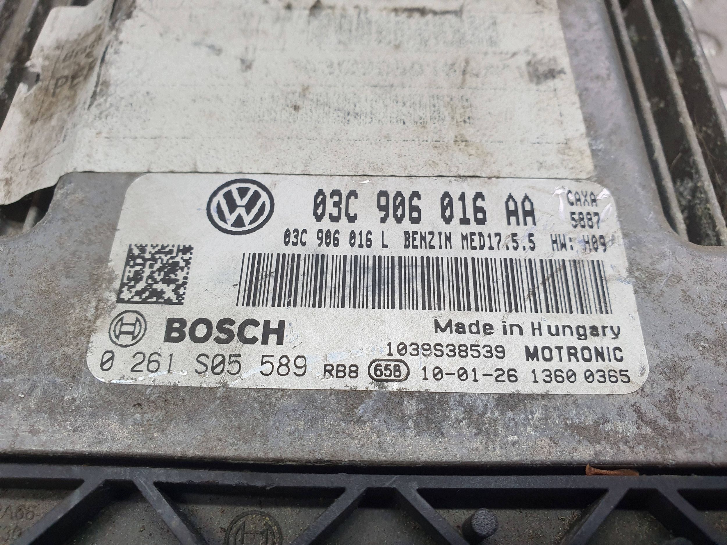 computer centralina motore 03C906016AA VW SIROCCO III GOLF VI 1.4 TSI CAXA