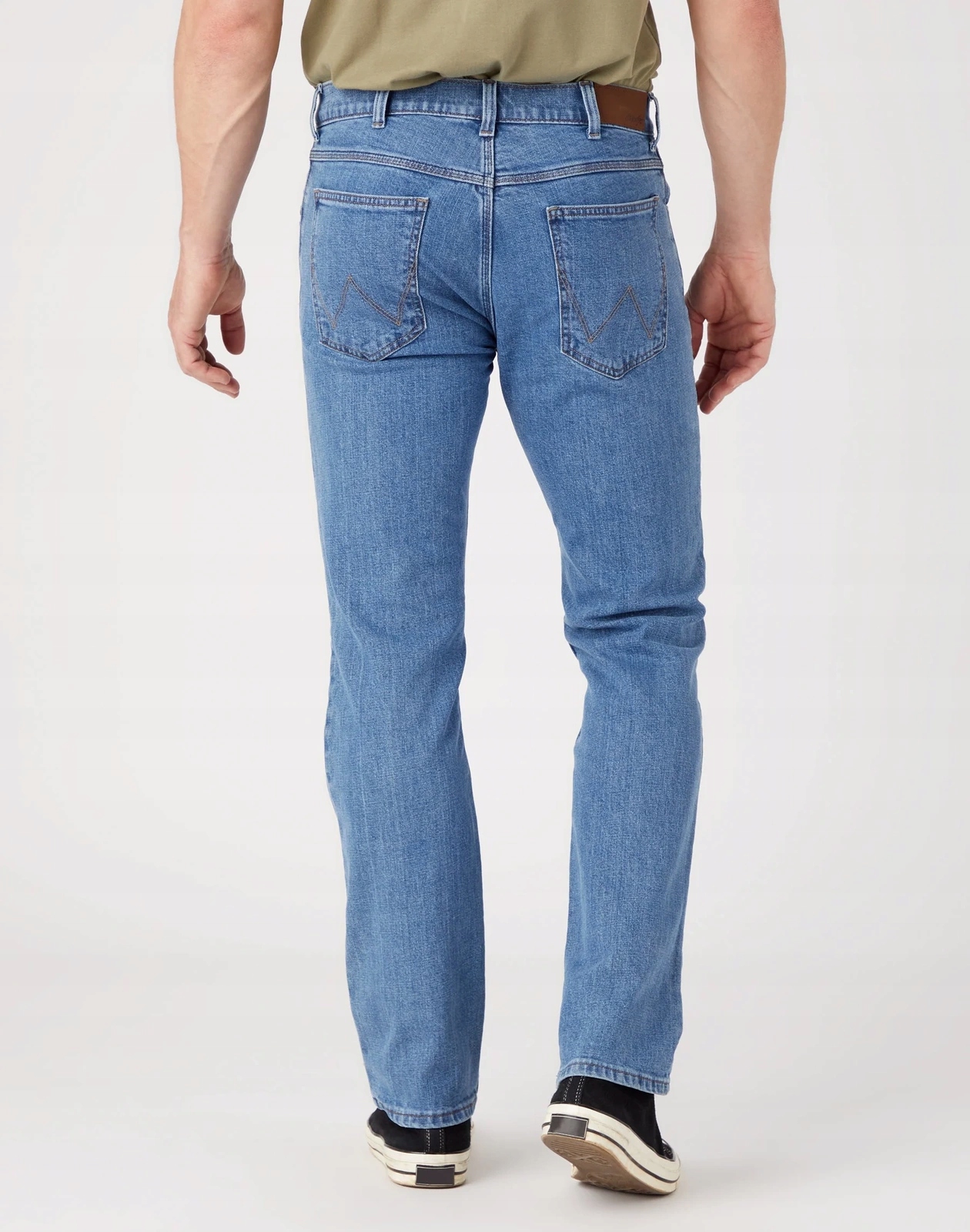Pánské jednoduché džíny Wrangler Regular Great Blue W10GAF112 38/30