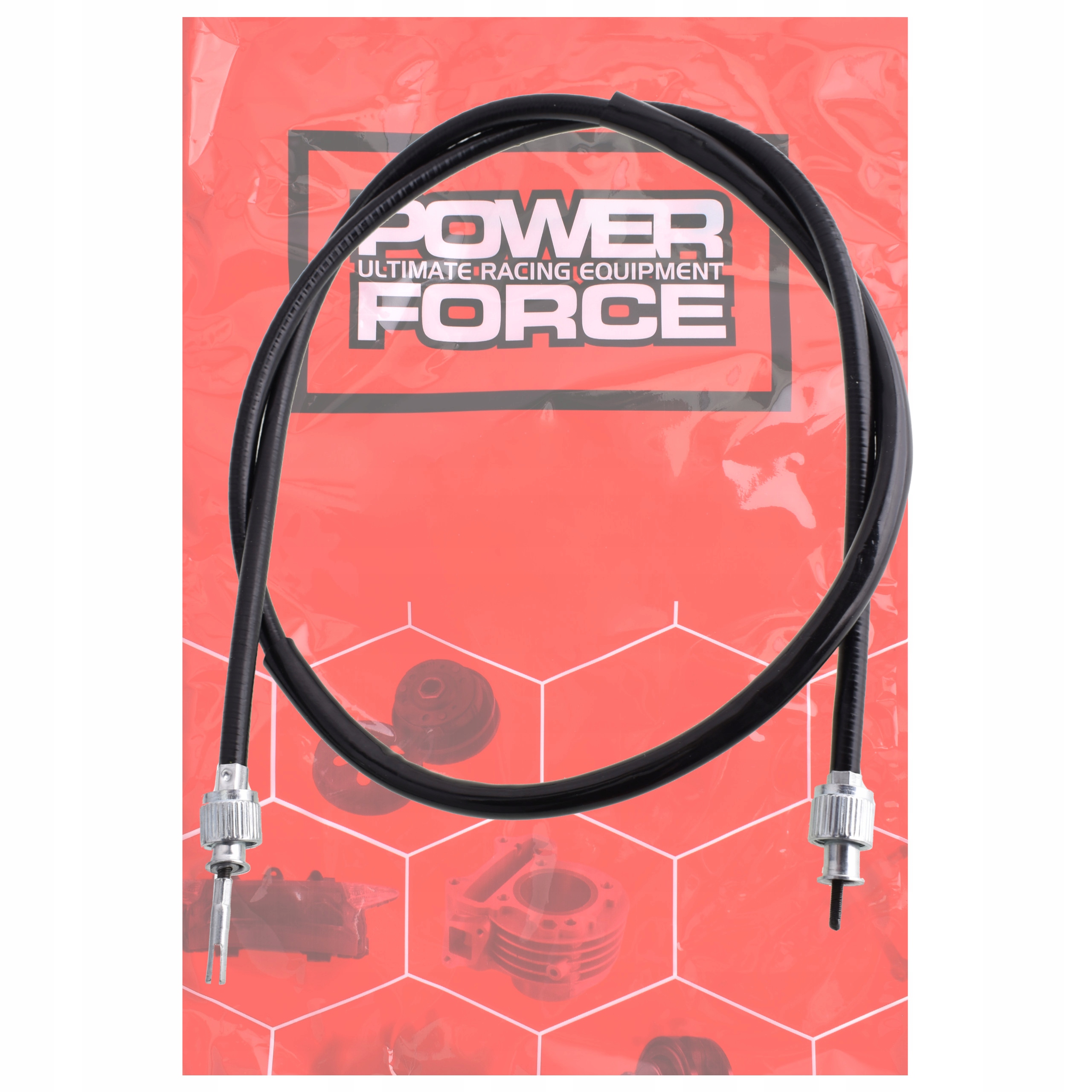 LINKA LICZNIKA 1075mm do SKUTERA 2x nakrętka nacię