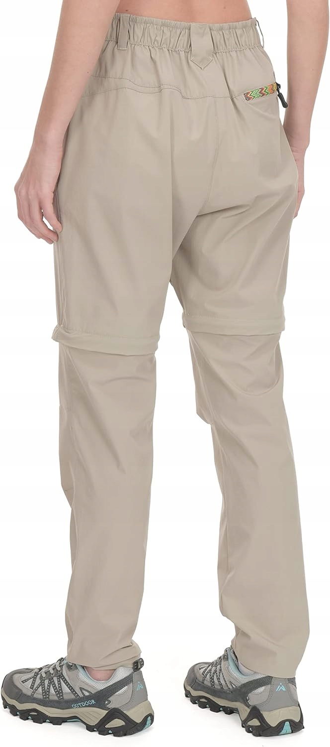 SPODNIE TREKKINGOWE DAMSKIE TURYSTYCZNE 2CZĘSCIOWE BEŻOWE r.S Marka inna