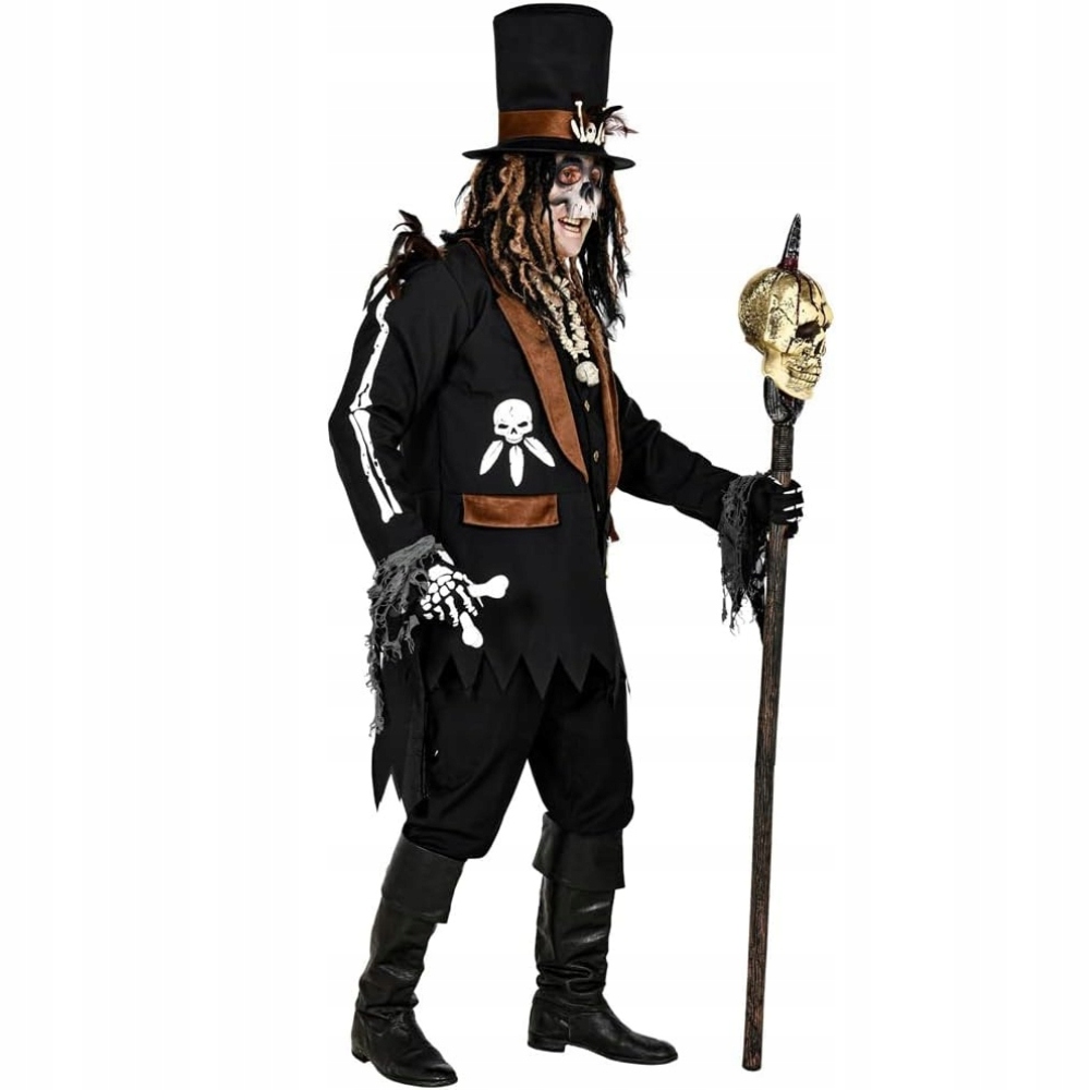 Widmann Voodoo Šaman Halloweenský kněz XXL Kostým Temné magie