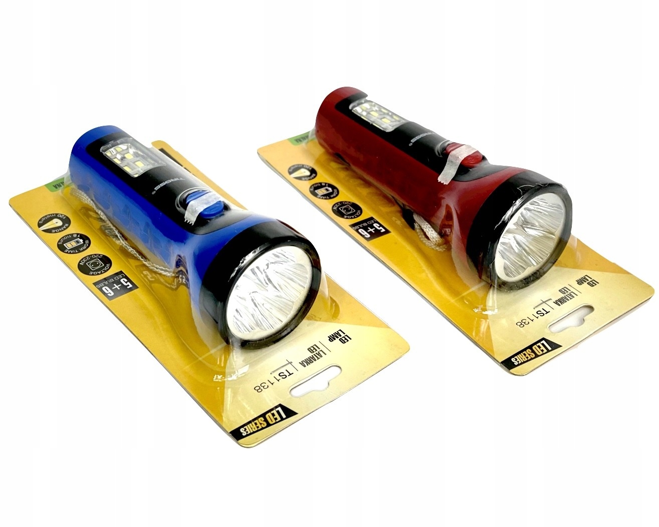 LATARKA AKUMULATOROWA 5 +6 LED ŁADOWANA TS2228