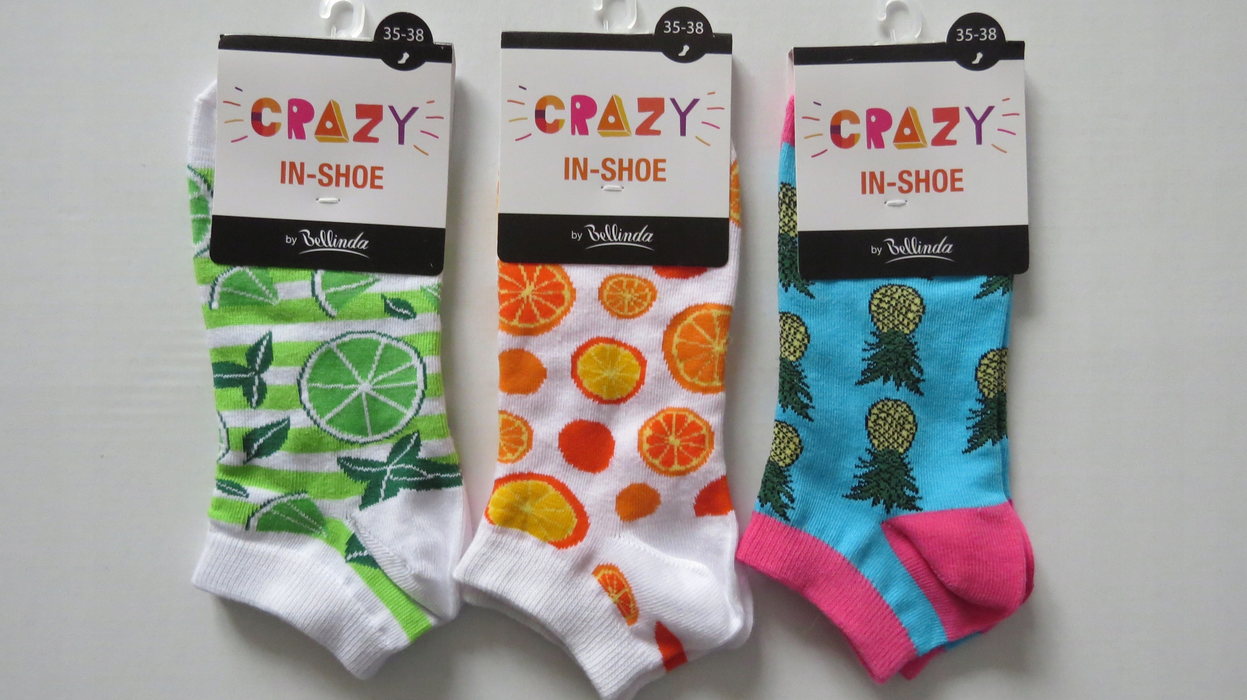 

3-PARY Crazy Socks Stopki Męskie Bellinda 43-46