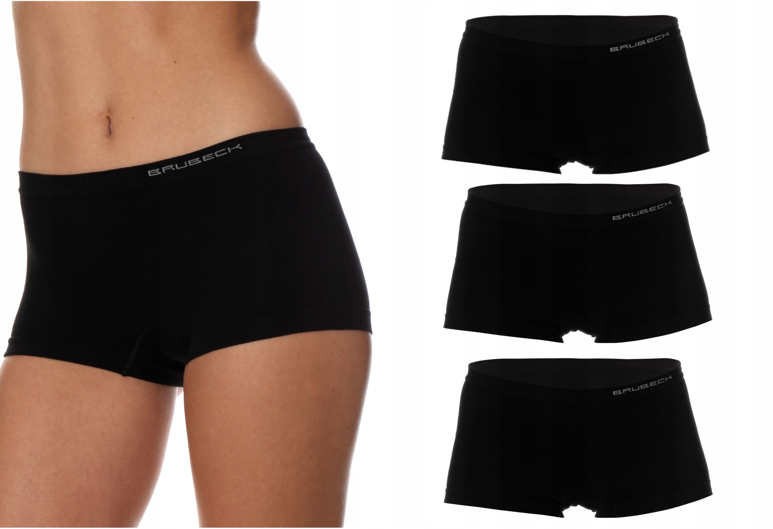 

Bokserki damskie Brubeck bezszwowe 3-PACK L