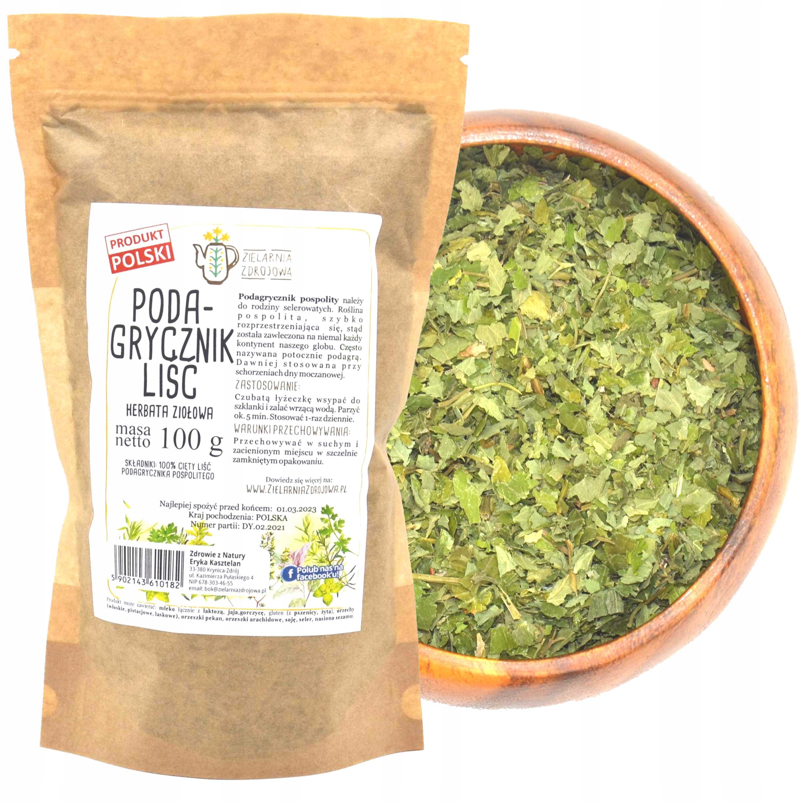 

Podagrycznik Suszony Naturalny 100G
