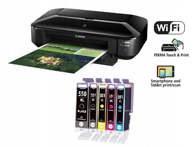 Drukarka Canon Pixma iX6850 Lan Wi-Fi A3+