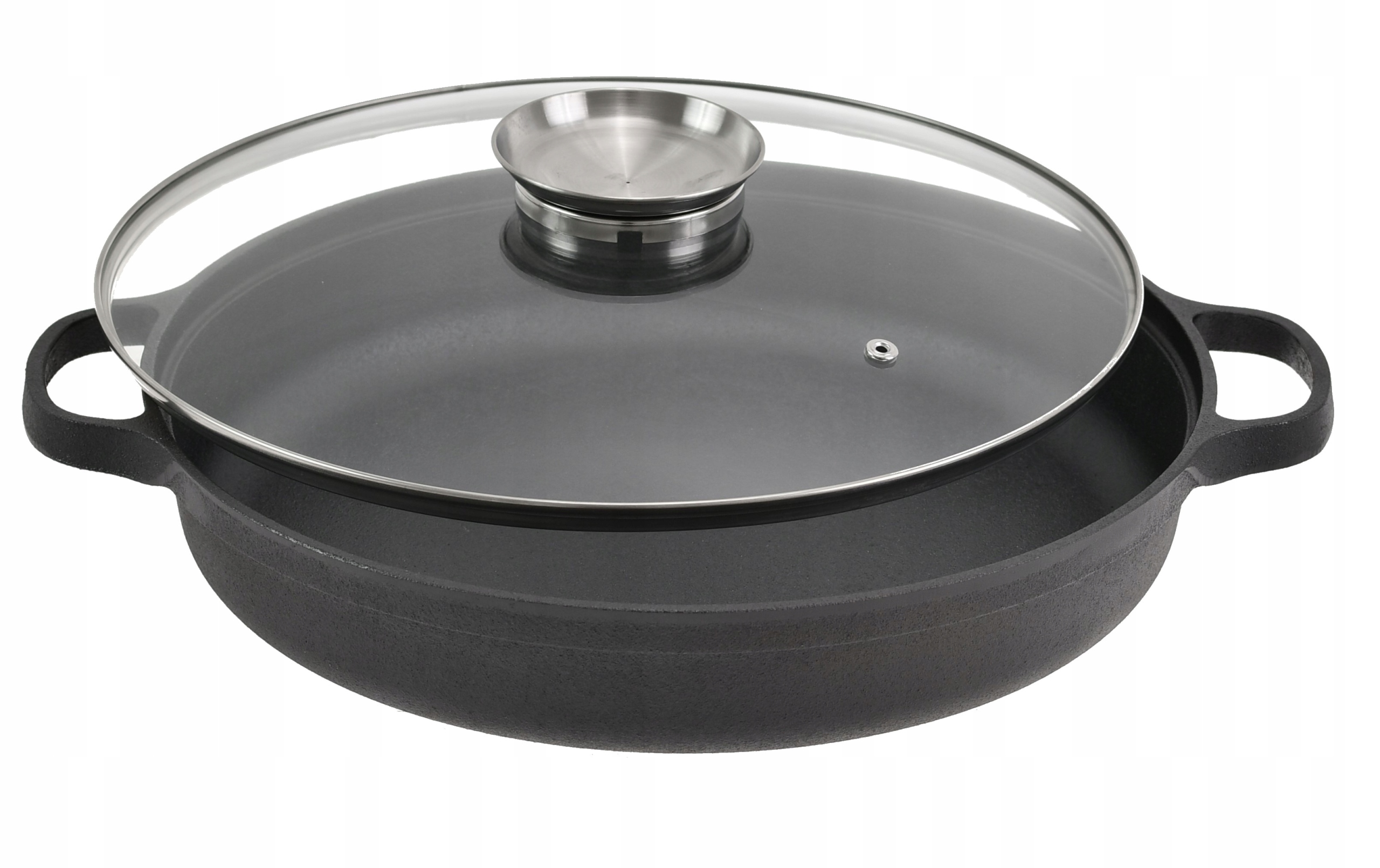 Grilovací pánev Rossner 35 cm litinová