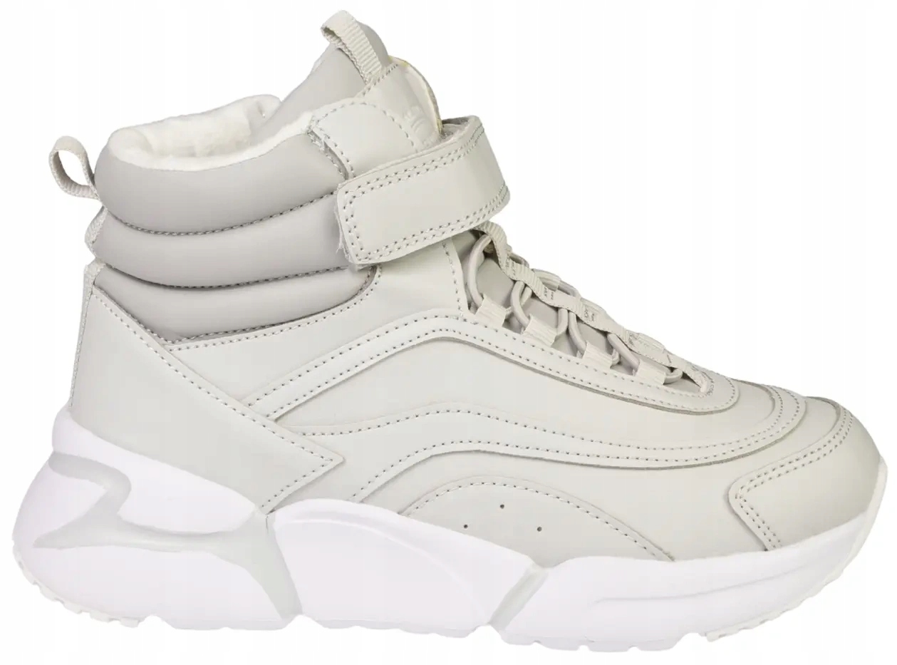 Dziecięce buty zimowe American Club CES48/22LTGY szare
