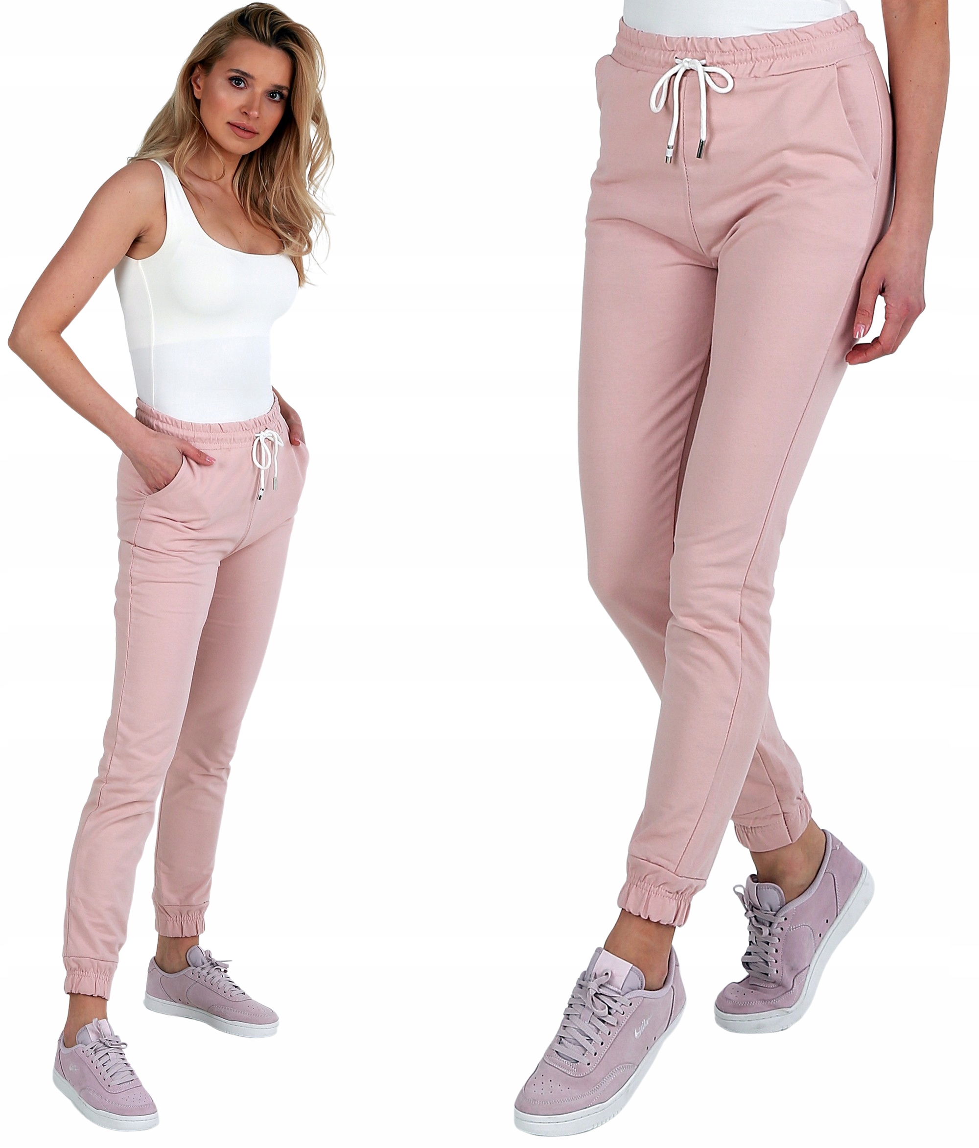 

Damskie dresowe bawełniane Spodnie fitness Kolory